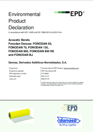 Fonodan - EPD