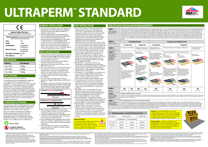 Powerlon® UltraPerm Standard Inst R3-2