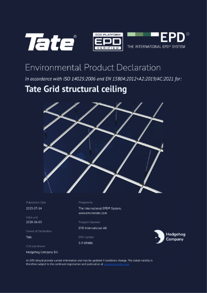 Tate Grid EPD Certification