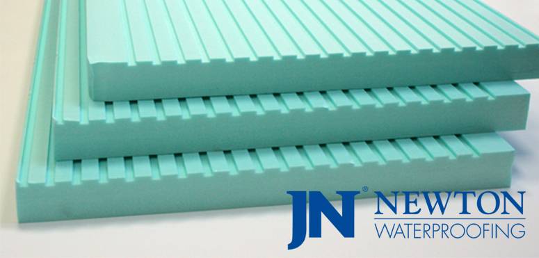 Basement Waterproofing Systems - Newton CDM Fibran XPS-500C - Closed-cell Slotted Insulation Board