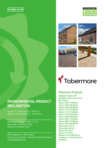 Environmental Product Declaration (EPD) Tegula|Facing Brick 