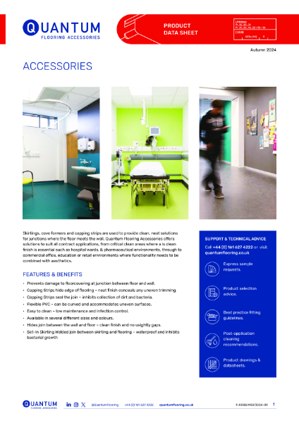 Flooring Accessories Product Datasheet