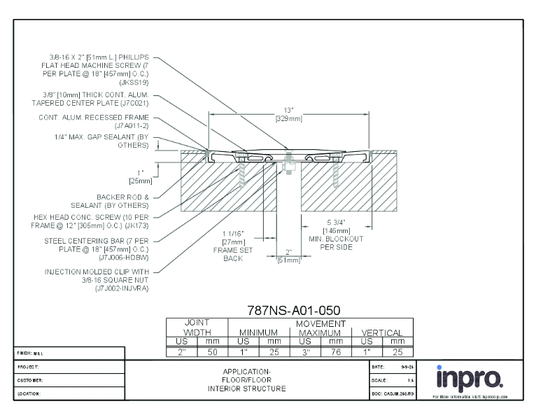 787NS A01 Floor to Floor