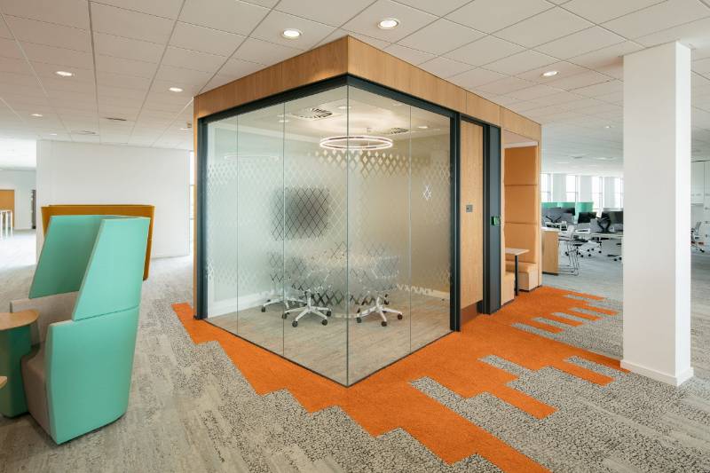 Polar 30 single glazed with Kross Glaze Komfort Partitioning Ltd