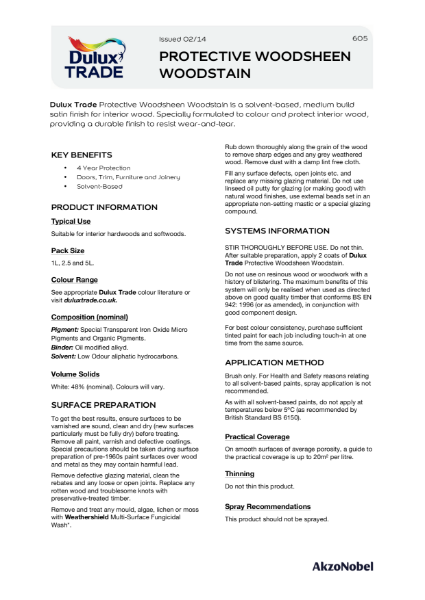 Dulux Trade Protective Woodsheen