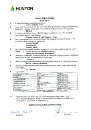 ytelseserklaering_hunton-ut-18mm_no