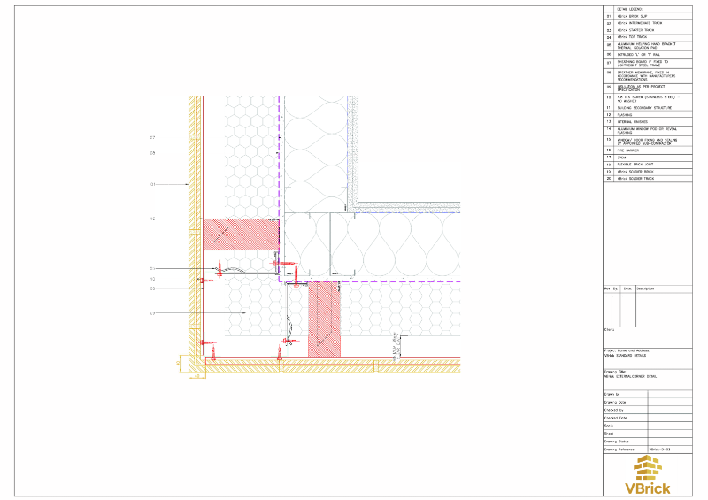 VBrick - EXTERNAL CORNER DETAIL