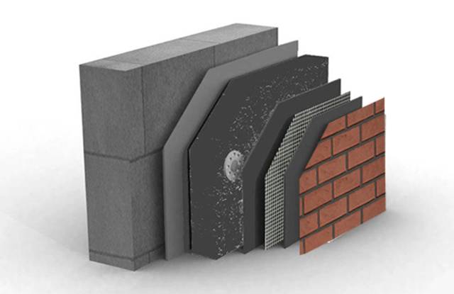 Permarock EPS-Premium External Wall Insulation System with Brick-effect Render Finish