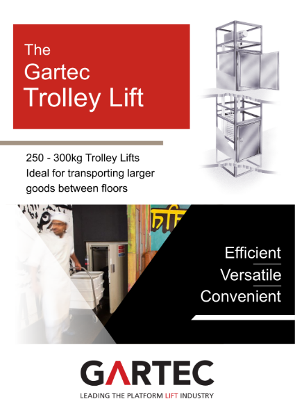 Gartec Trolley Lift (Small Goods Lift) Brochure