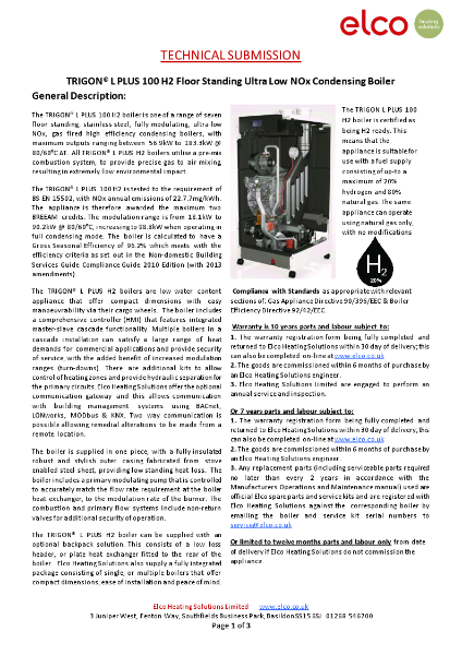Technical Submission - TRIGON L PLUS 100 H2