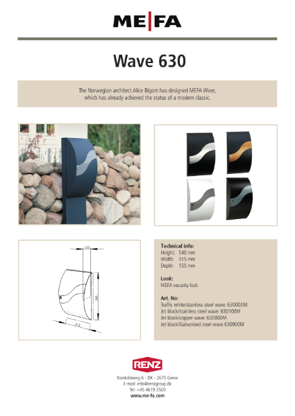 MEFA Wave Datasheet