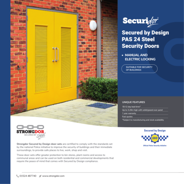 Securidor: Secured by Design PAS 24 Steel Door
