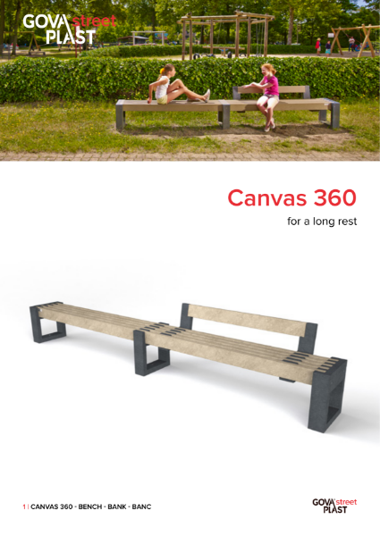 Canvas Straight Bench 360 Data Sheet