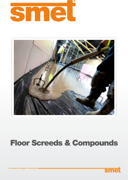 SMET Floor Screed and Compounds Product Selector