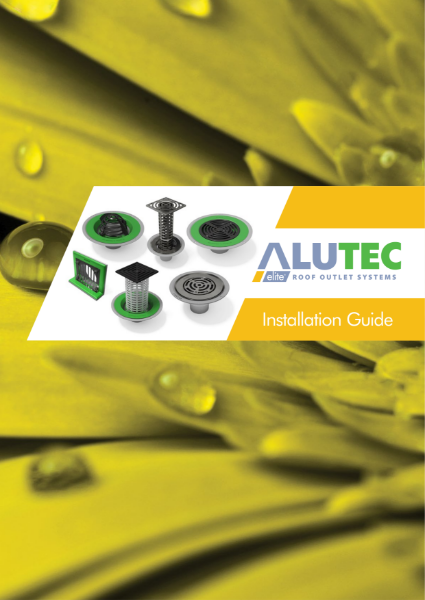 Alutec Elite Roof Outlets Installation Instructions