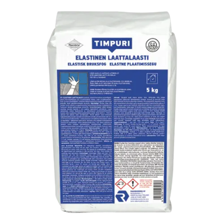 Laastit - TIMPURI Elastic Tile Mortar Elastinen Laattalaasti