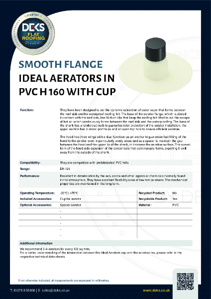 Roof Vent short - PVC