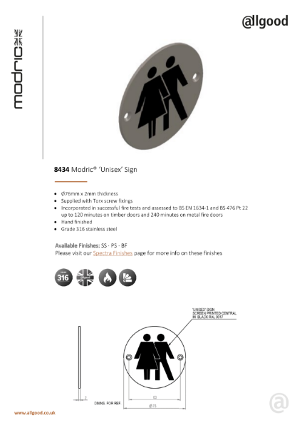 8434 Modric® Datasheet