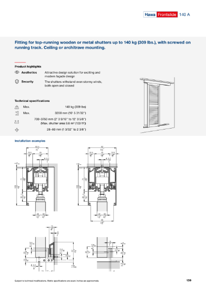 CAT_EN_Hawa_Frontslide_140_A | Hawa Sliding Solutions AG | NBS Source