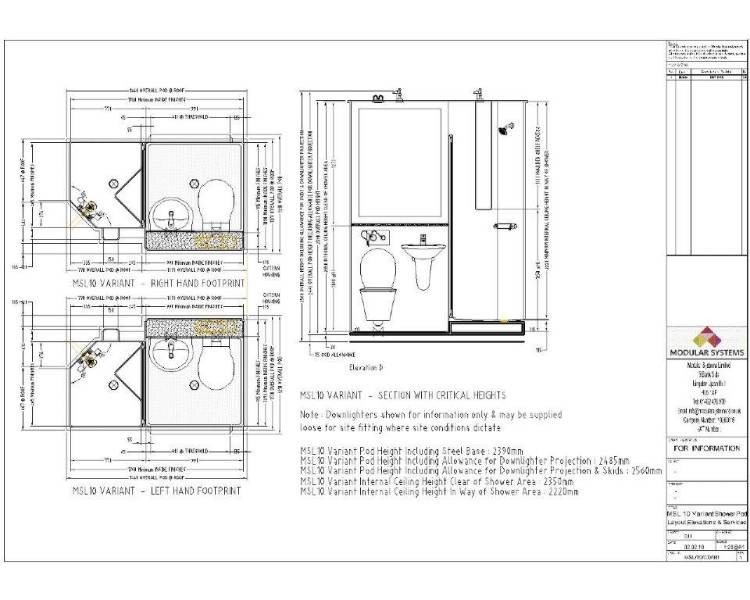 MSL10 GRP Bathroom Pod