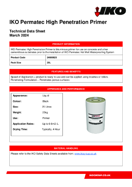 IKO Permatec High Penetration Primer
