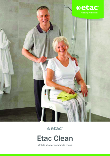 Etac Clean - Mobile Shower Commode Chairs