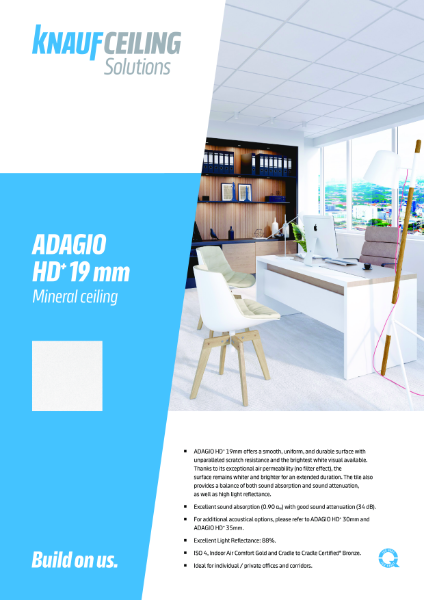 ADAGIO HD+ 19mm datasheet