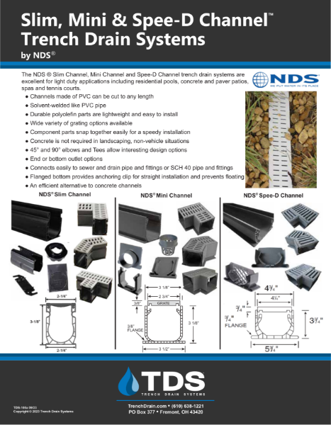 Slim, Mini & Spee-D Channel™ by NDS