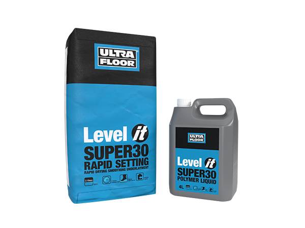 Level IT Super30: Rapid Setting, Rapid Drying Smoothing Underlayment