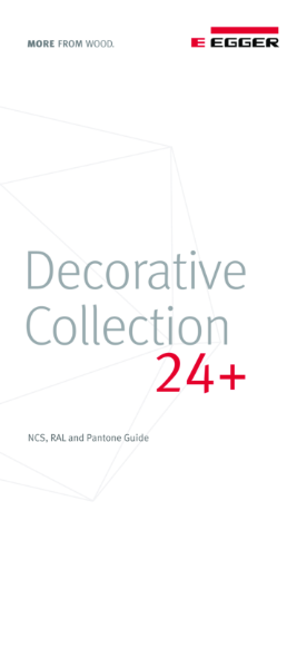 Guide - Decorative Collection 24+ NCS, RAL and Pantone Matches