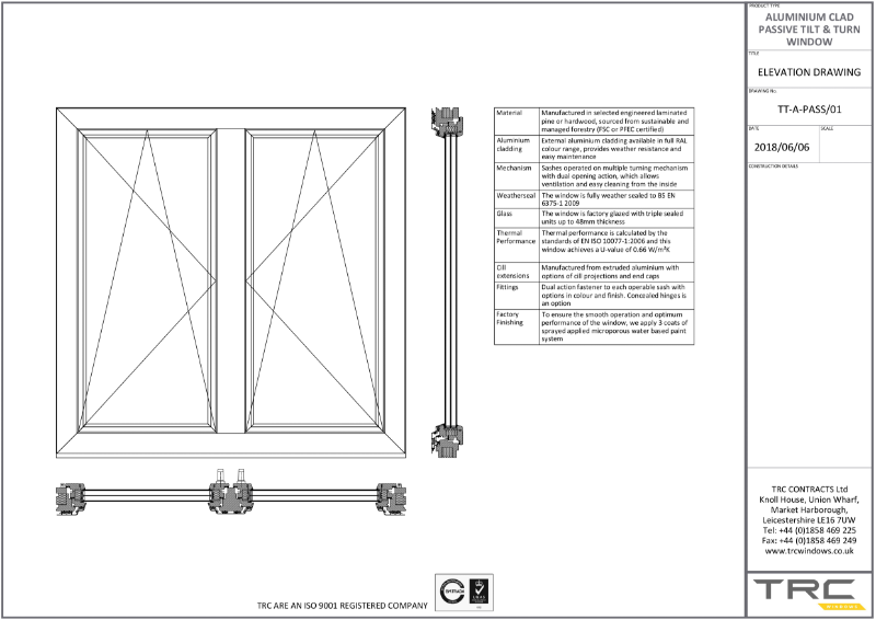 Alu Clad Passivhaus Windows