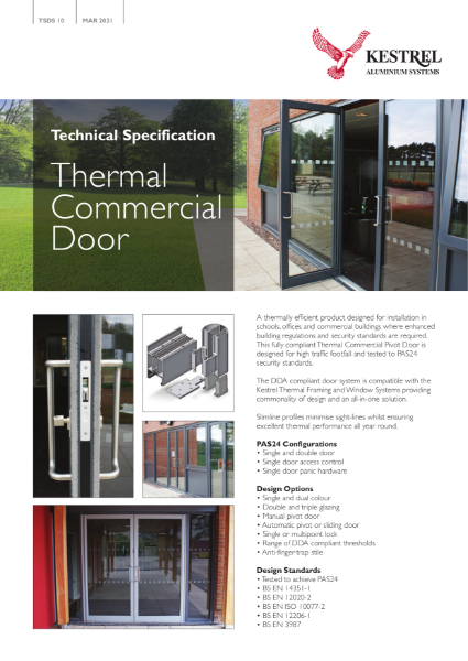 Kestrel Thermal Commercial Door