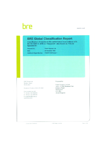 BRE Certificate