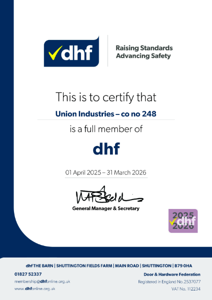 dhf certificate