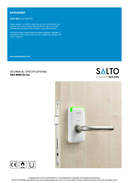 SALTO XS4 Mini Datasheet