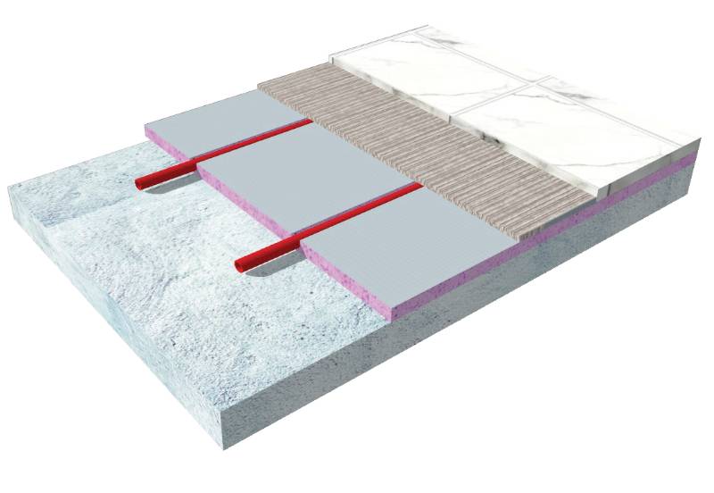 Beneath Heat 15 mm Slim Board Over Floor UFH System - Underfloor Heating System