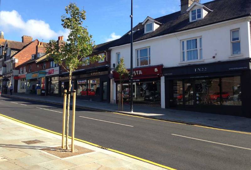 ADDASTONE TP TREE PITS FOR TOWN CENTRE IMPROVEMENT SCHEME