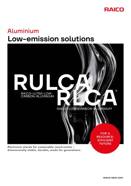 RLCA and RULCA:  Aluminium for Low-Emission Solutions