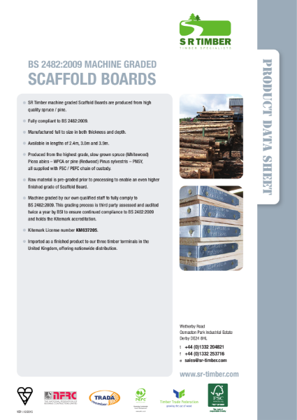 Scaffold Board Data Sheet