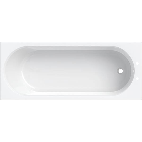 Twyford Mystic Rectangular Bathtub with Low Water Capacity, with Legs, for Heat Exchanger