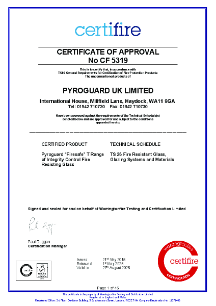 Certifire Certificate