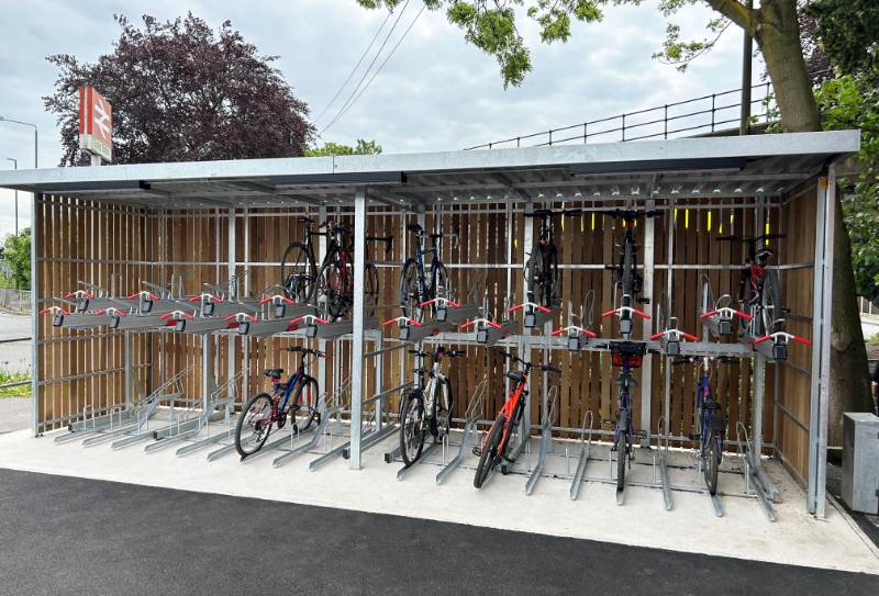 Uttoxeter, Boston and Long Eaton Railway Station Cycle Storage
