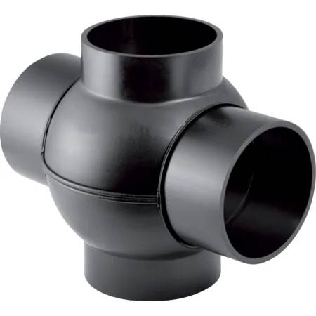 Geberit HDPE Double Branchball 88.5°, Connections 180° Offset