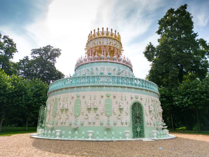 The Wedding Cake - Waterproofing installation on a structural piece of art