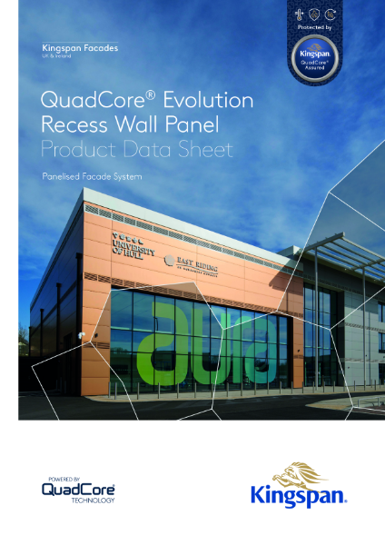 QuadCore® Evolution Recess Wall Panel Data Sheet