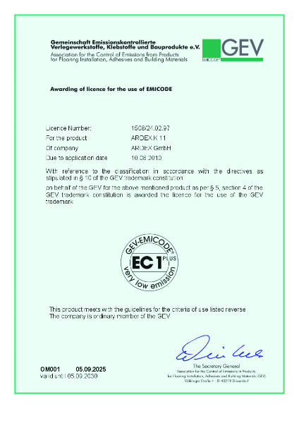 GEV-EMICODE® EC1 PLUS