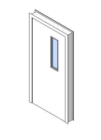 Internal Single Door, Vision Panel Style VP01