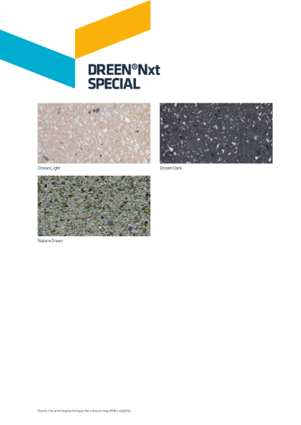 Dreen NXT Special Colour Chart