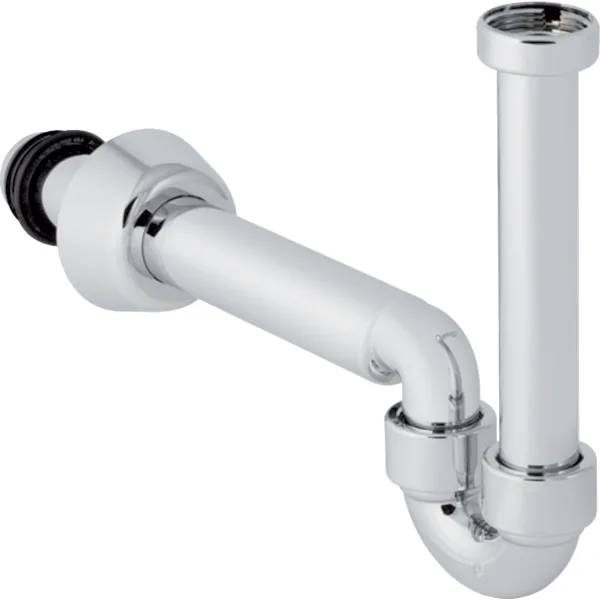Geberit P-trap for washbasin, with sleeve, horizontal outlet