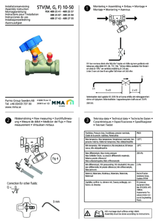 Installation instructions STV 10-50